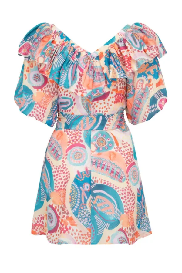 Bay Blue Akirra Koo Mini Dress Outlet