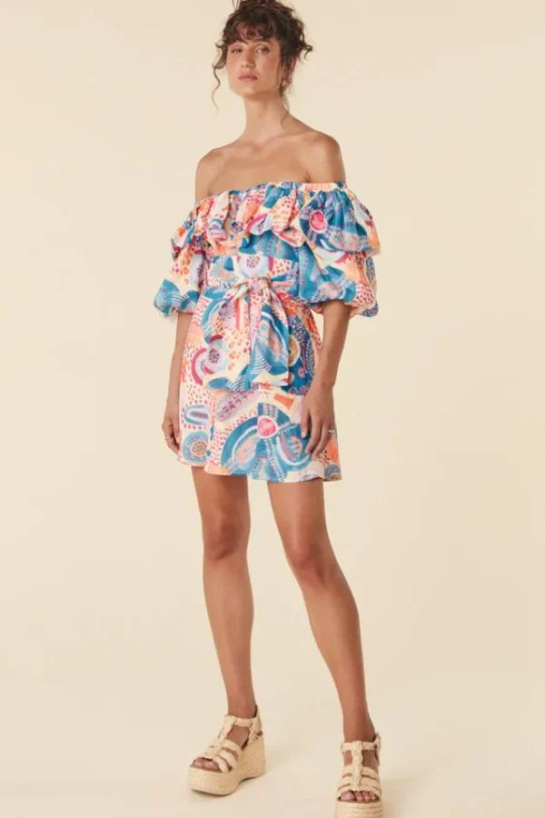 Bay Blue Akirra Koo Mini Dress Outlet