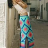 Multi Audrey Crochet Midi Skirt Online