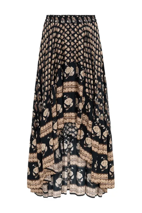 Charcoal Bohemian Royale Castaway Skirt Fashion