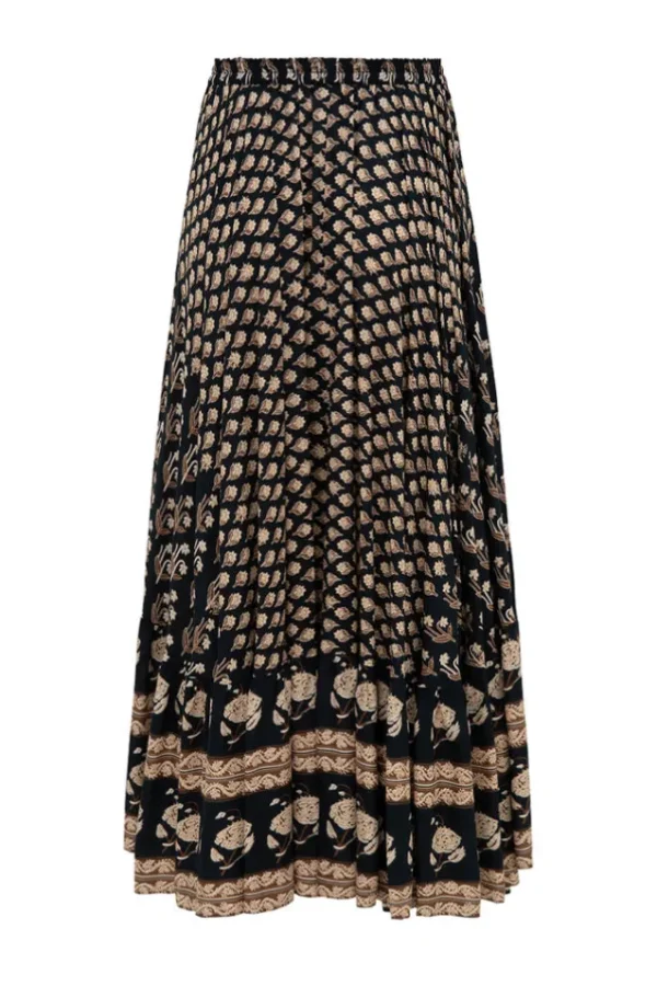 Charcoal Bohemian Royale Castaway Skirt Hot