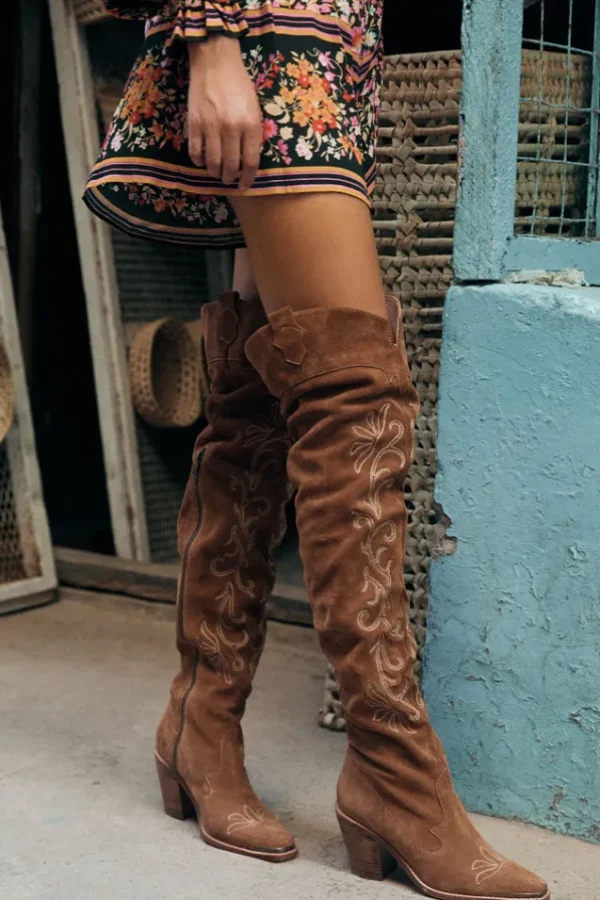 Tan Cabana Thigh High Boot Shop