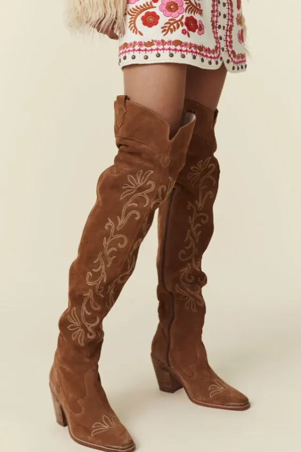 Tan Cabana Thigh High Boot Shop