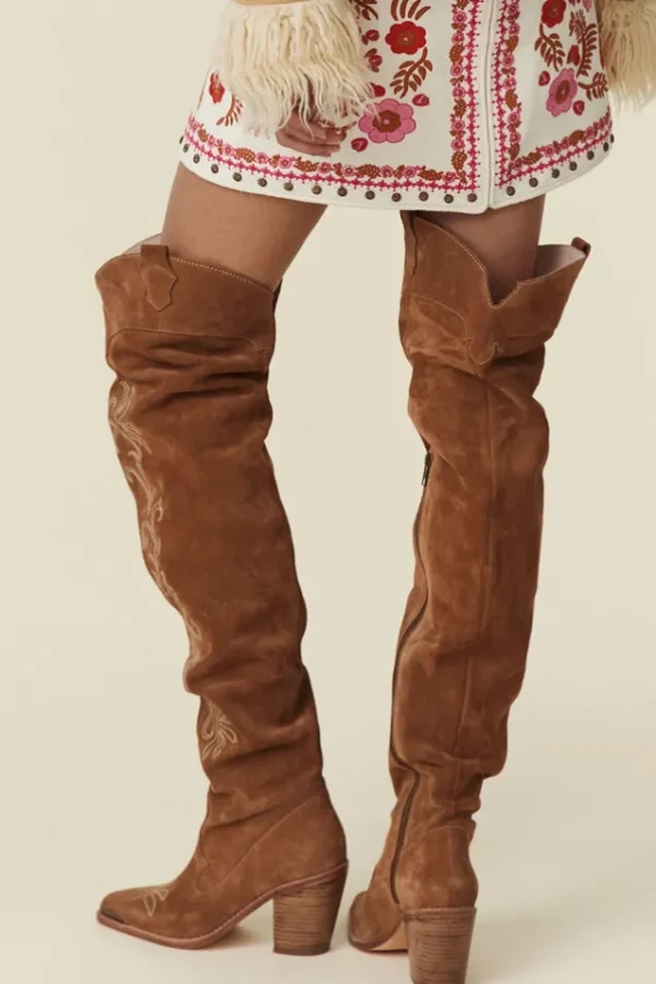 Tan Cabana Thigh High Boot Shop
