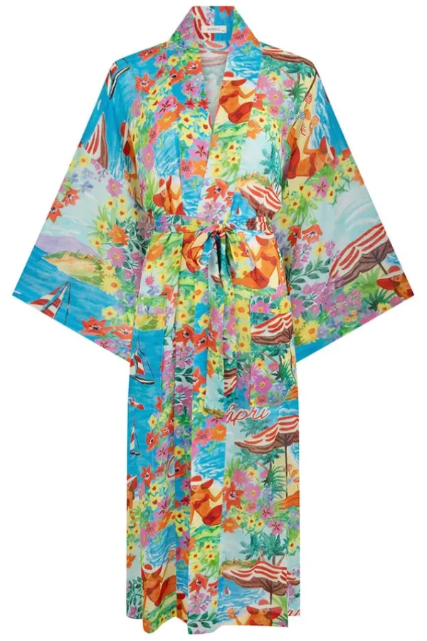 Ocean Capri Maxi Robe Hot