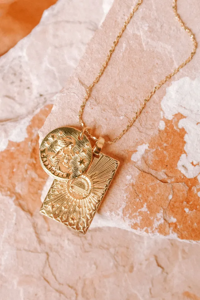 capricorn_stargazer_zodia_0-4.webp Gold Capricorn Stargazer Zodiac Necklace Discount