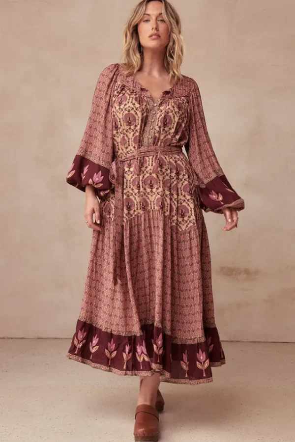 Grape Chateau Boho Gown Best Sale