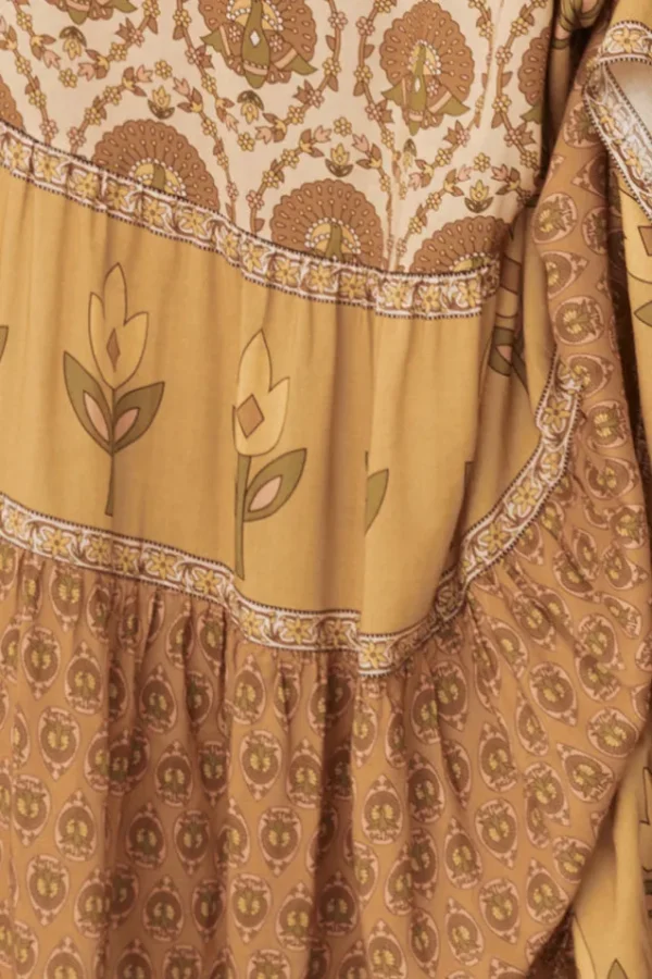 Champagne Chateau Maxi Skirt Outlet