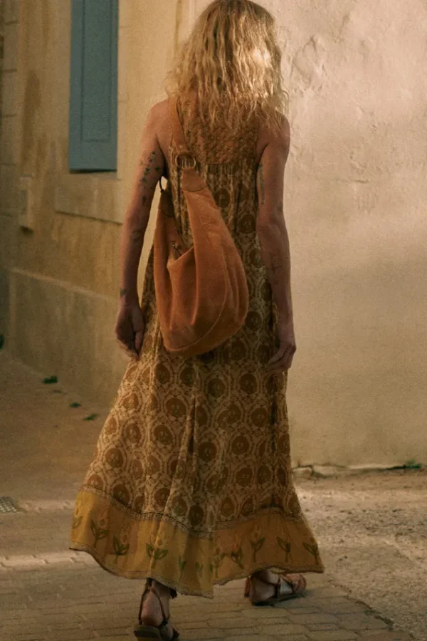 Champagne Chateau Maxi Sundress Hot