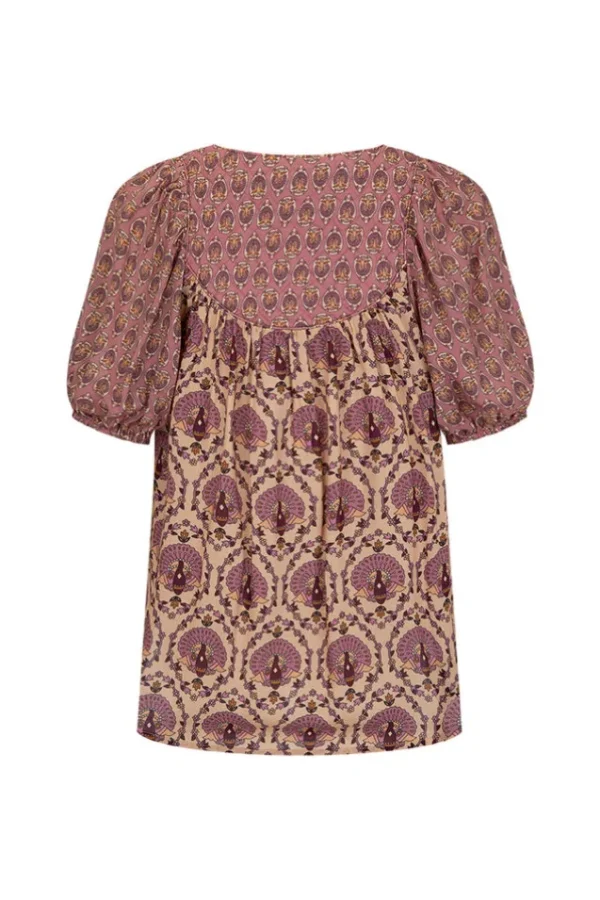 Grape Chateau Short Sleeve Blouse Best Sale