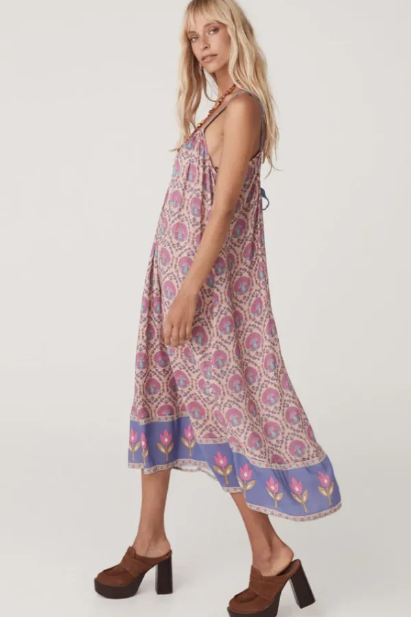 Lavender Chateau Strappy Midi Dress Best