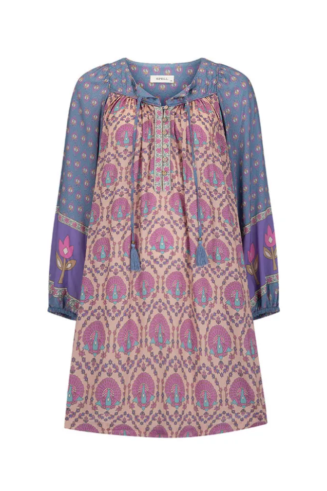 chateau_tunic_mini_dress_7.webp Lavender Chateau Tunic Mini Dress Cheap