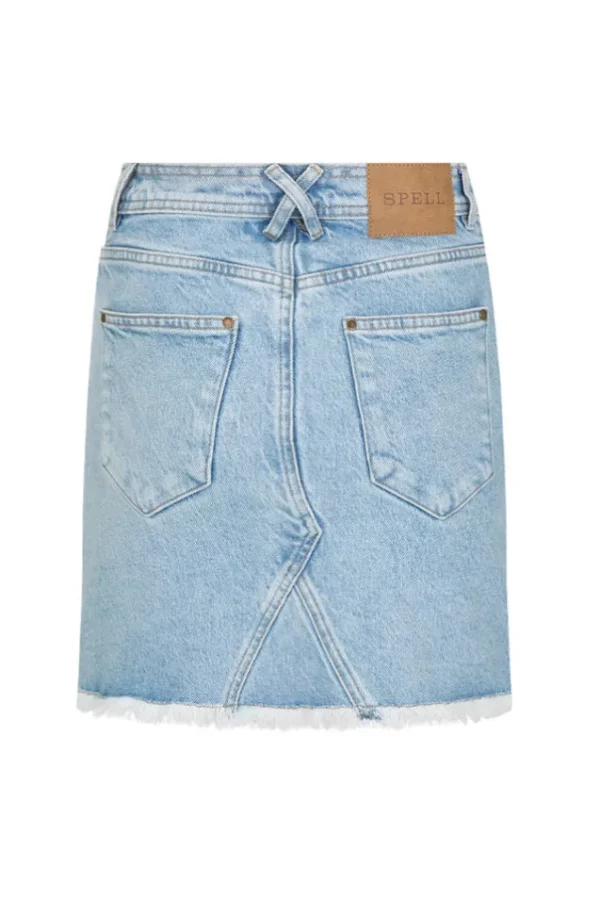 Vintage Blue Classic Denim Mini Skirt Shop