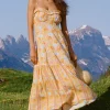 Dandelion Enchanted Wood Strappy Maxi Dress New