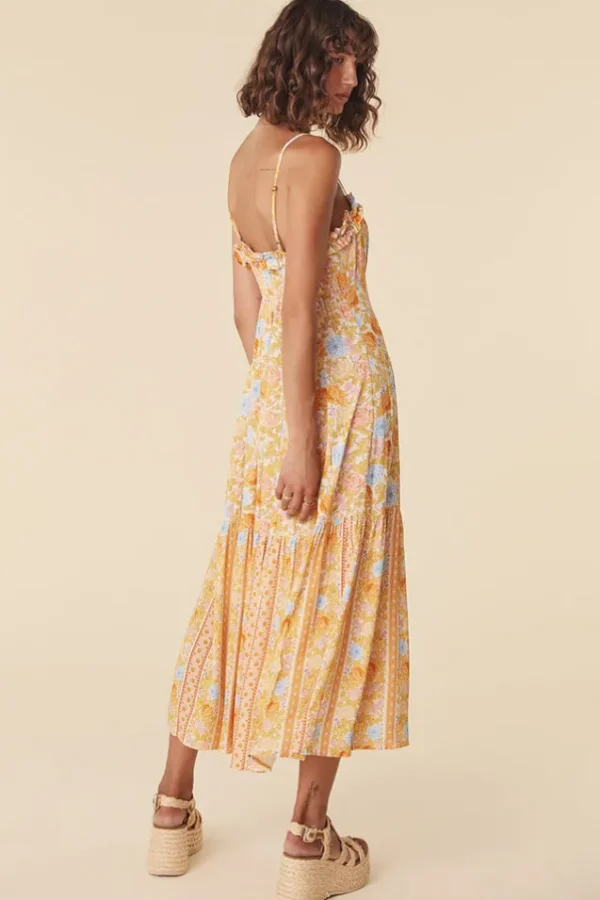 Dandelion Enchanted Wood Strappy Maxi Dress New
