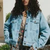 Sun Washed Blue Eve Denim Jacket Shop
