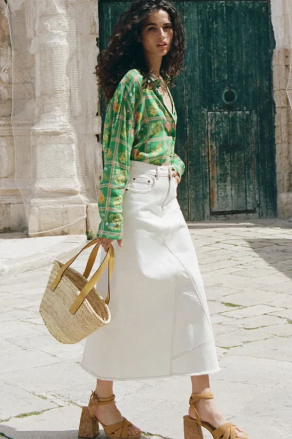Salt Eve Denim Skirt Flash Sale