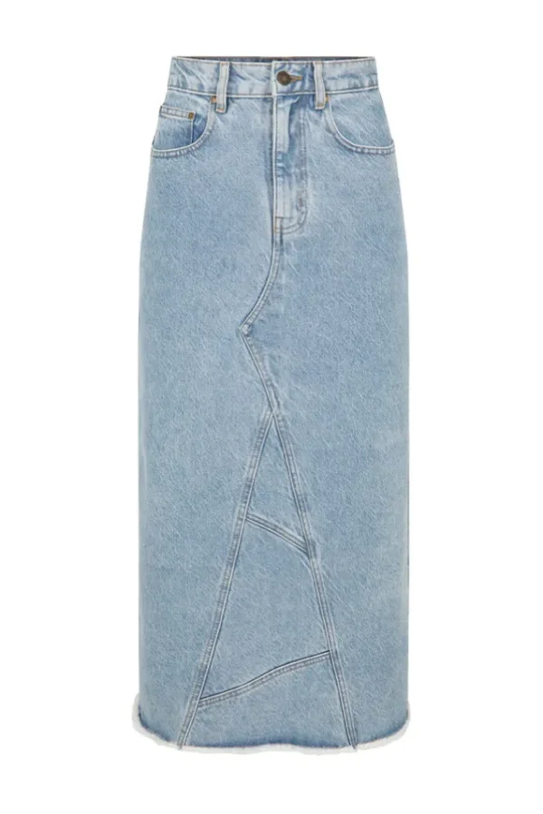 Sun Washed Blue Eve Denim Skirt Store