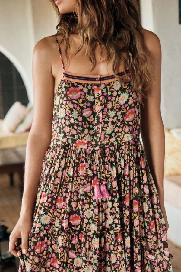 Night Blossom Impala Lily Maxi Sundress Best