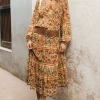 Gold Impala Lily Midi Dress Store