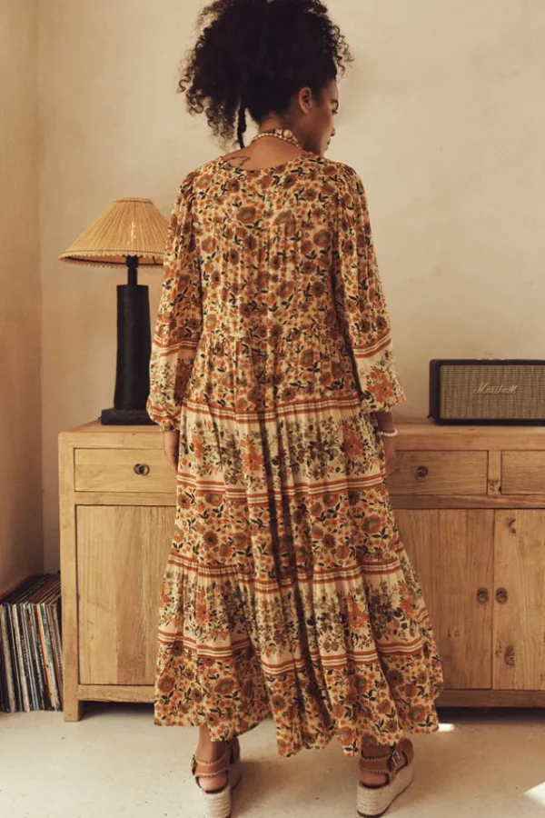 Gold Impala Lily Midi Dress Store