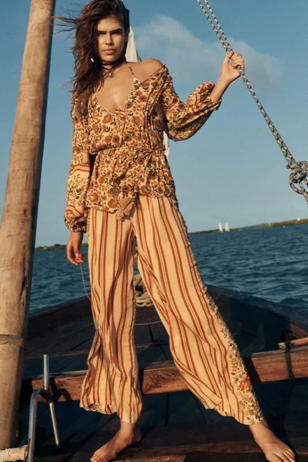 Gold Impala Lily Pant New
