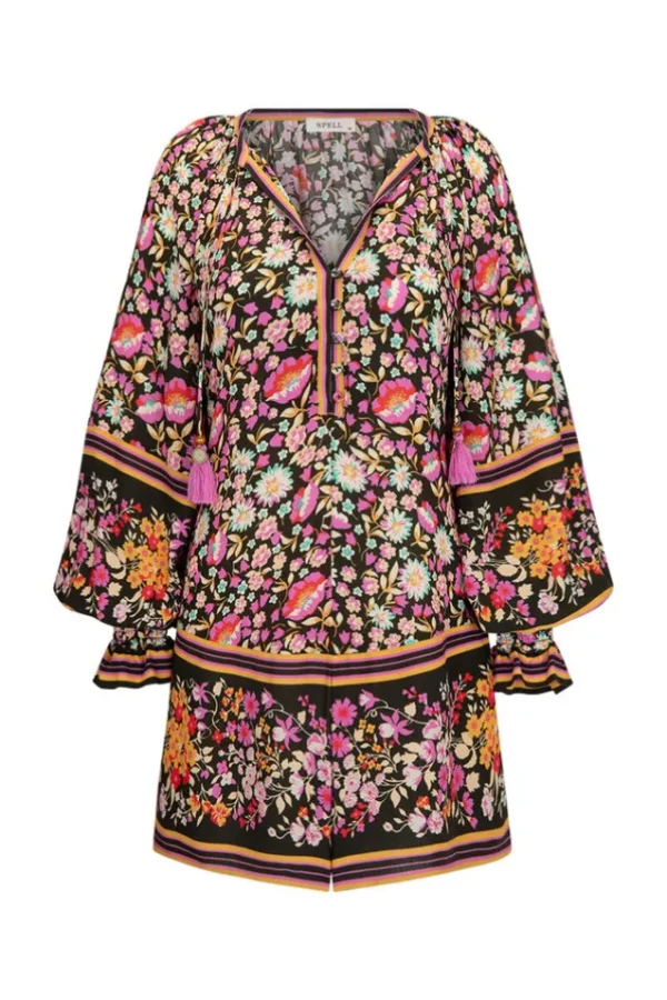 Night Blossom Impala Lily Romper Store