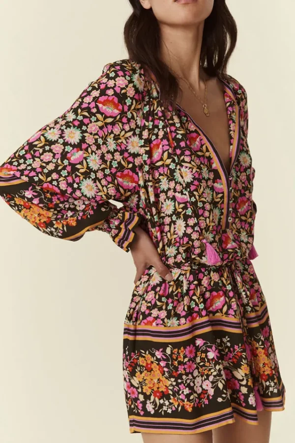 Night Blossom Impala Lily Romper Store