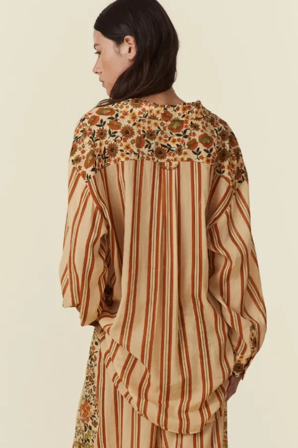 Gold Impala Lily Shirt Dress Outlet