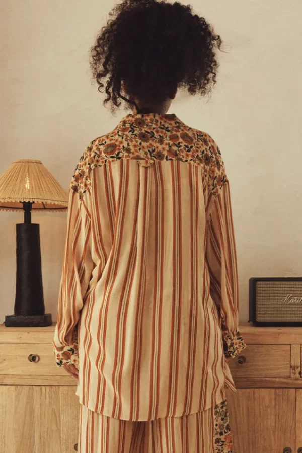 Gold Impala Lily Shirt Dress Outlet