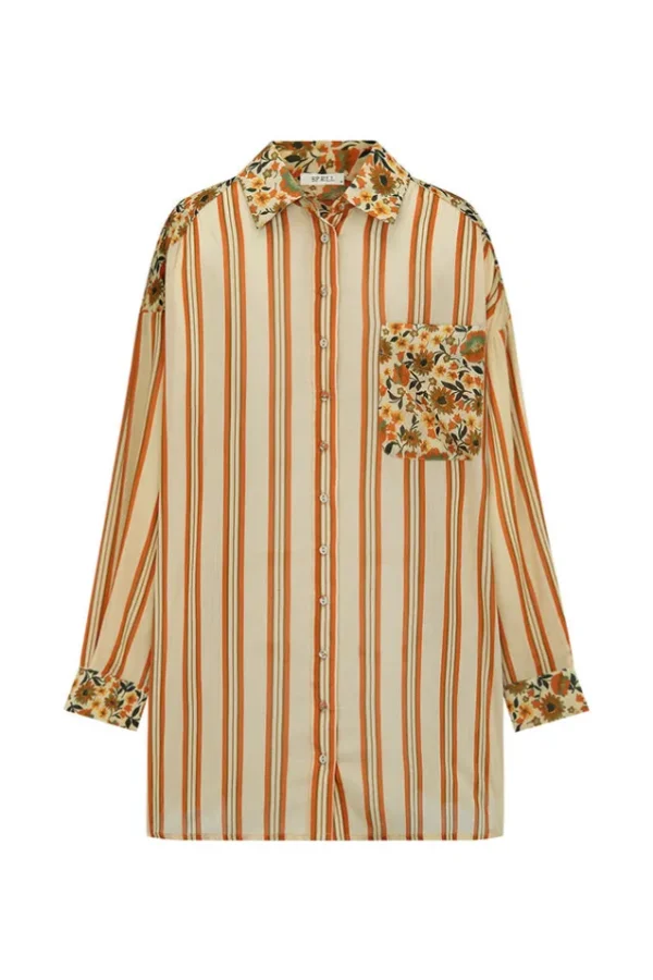 Gold Impala Lily Shirt Dress Outlet