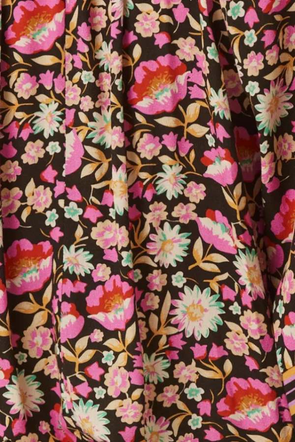 Night Blossom Impala Lily Tie Blouse Store