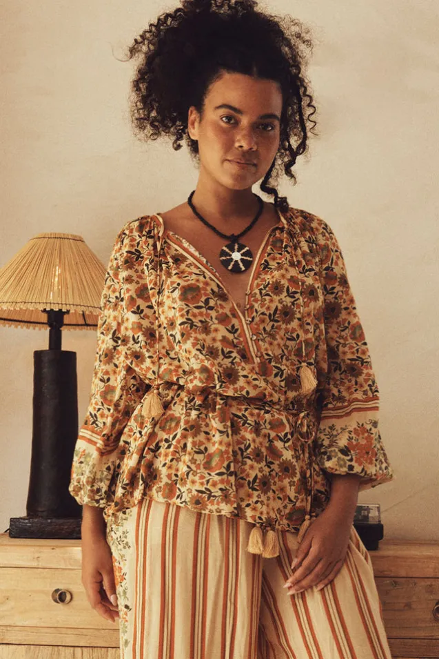 impala_lily_tie_blouse_8-3.webp Gold Impala Lily Tie Blouse Clearance