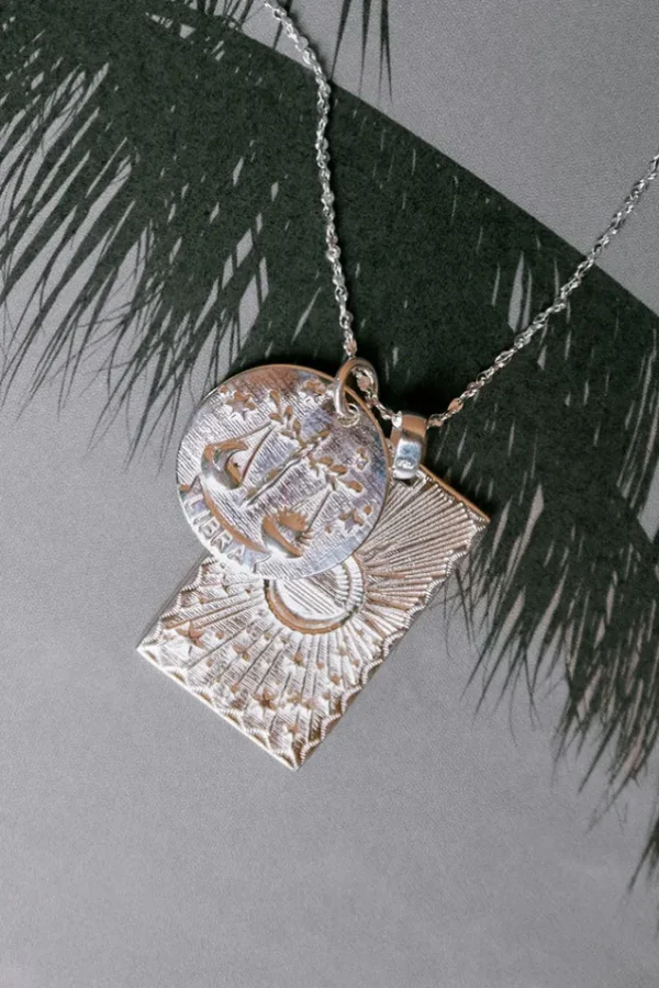 Silver Libra Stargazer Zodiac Necklace Store