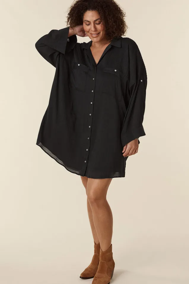 linda_mini_dress_3.webp Charcoal Linda Mini Dress Cheap