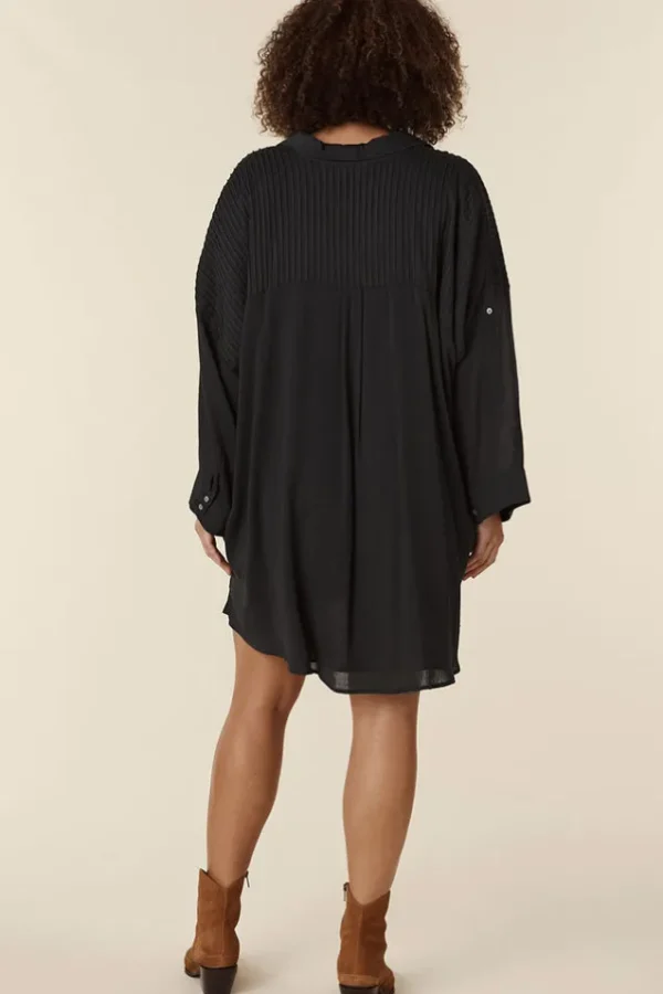 Charcoal Linda Mini Dress Cheap