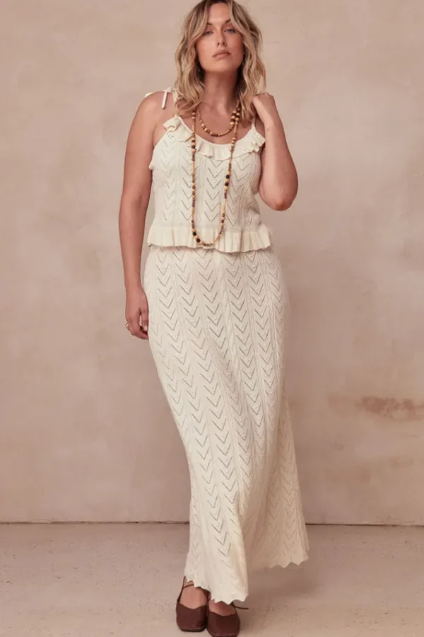 Snow Lou Lou Knit Midi Skirt Clearance