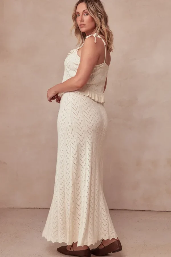 Snow Lou Lou Knit Midi Skirt Best Sale