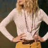 Snow Lou Lou Knit Top New