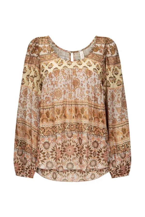 Mauve Lovers Beach Blouse Outlet