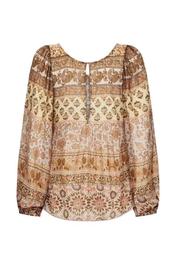 Mauve Lovers Beach Blouse New