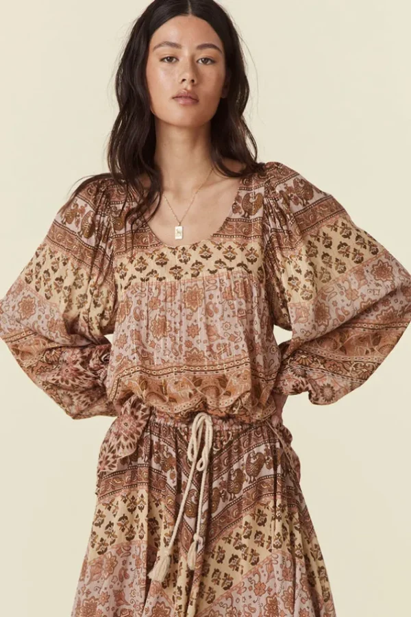 Mauve Lovers Beach Blouse Online
