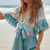 Paradise Lovers Beach Cropped Blouse Clearance