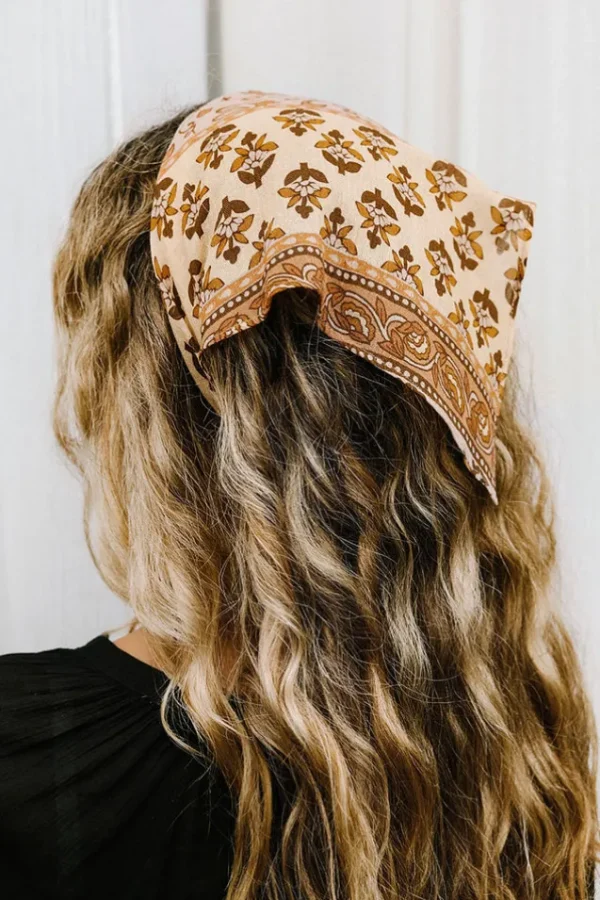 Mauve Lovers Beach Fixed Headscarf Cheap
