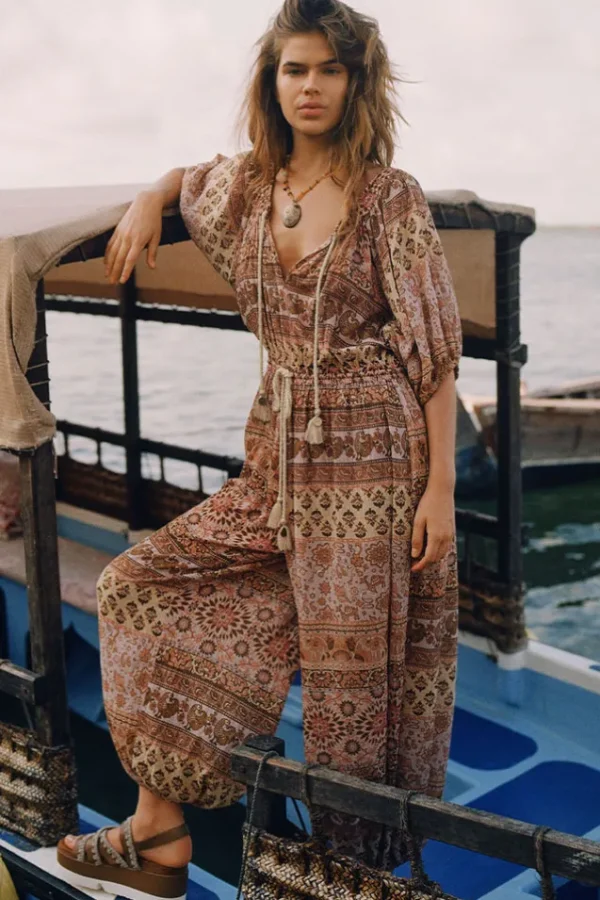 Mauve Lovers Beach Jumpsuit Shop