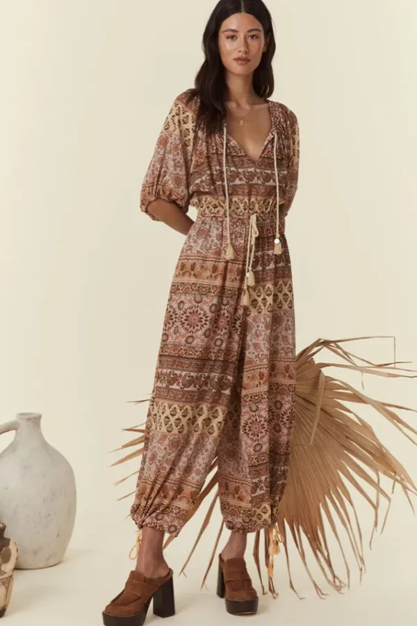 Mauve Lovers Beach Jumpsuit New