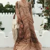 Mauve Lovers Beach Maxi Dress Hot