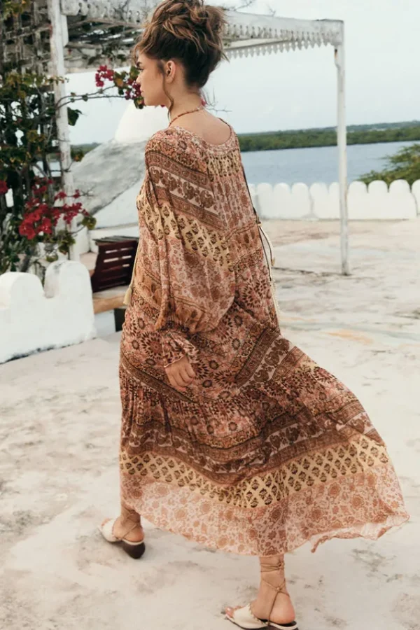 Mauve Lovers Beach Maxi Dress Store