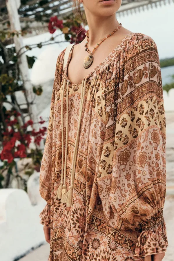 Mauve Lovers Beach Maxi Dress Store