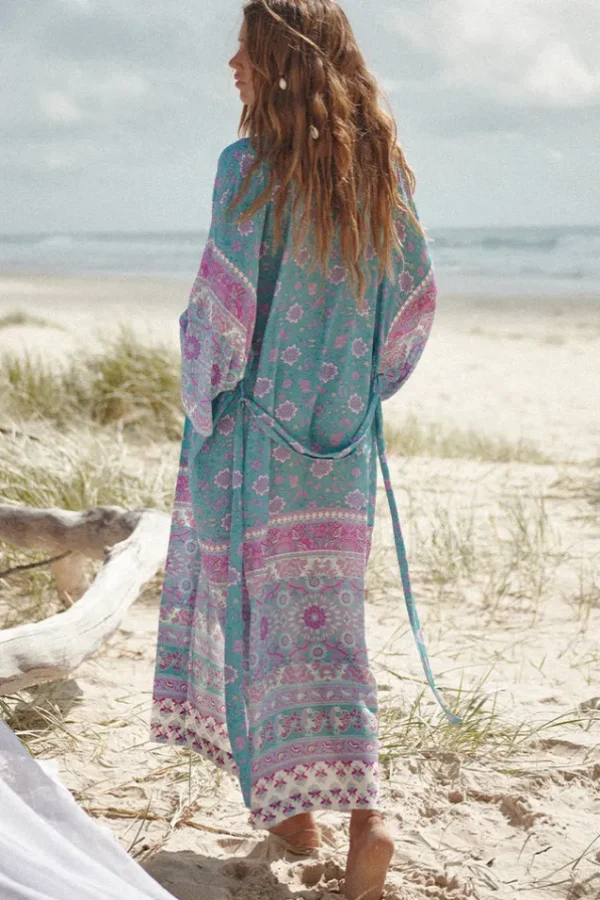 Paradise Lovers Beach Maxi Robe Discount